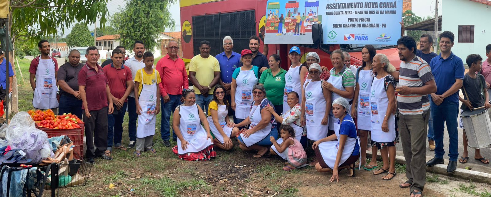 Brejo Grande do Araguaia: Emater e prefeitura inauguram Feira dos ...